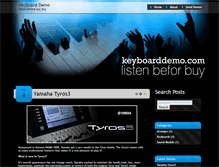 Tablet Screenshot of keyboarddemo.com